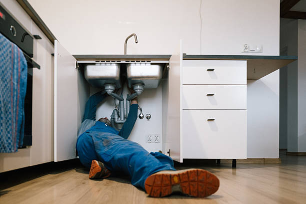 Professional Plumbing technician working in Ruther Glen, VA